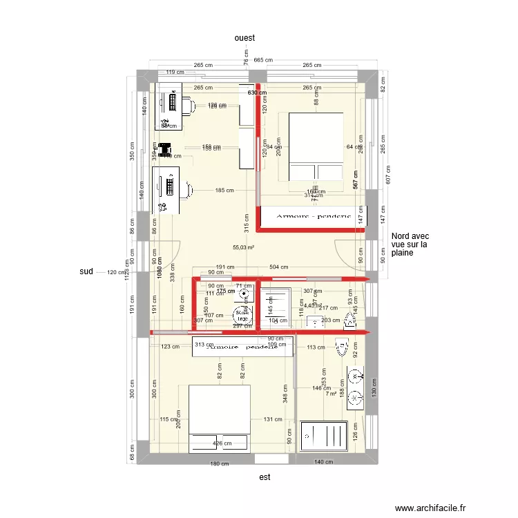 Plan Pinheira Grande rénov. projection chambres et bureau V1. Plan de Plan Pinheira Grande rénov. projection chambres et bureau V1. Plan de