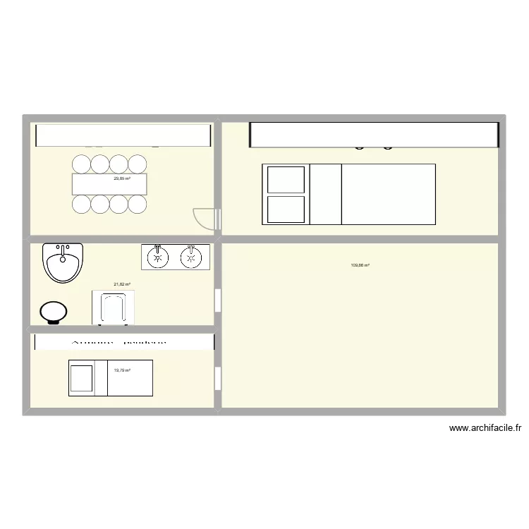 plan 2.1. Plan de 4 pièces et 181 m² plan 2.1. Plan de 4 pièces et 181 m²