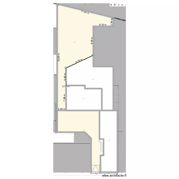 RDC et jardin. Plan de 