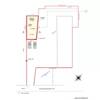 plan de masse grange parking