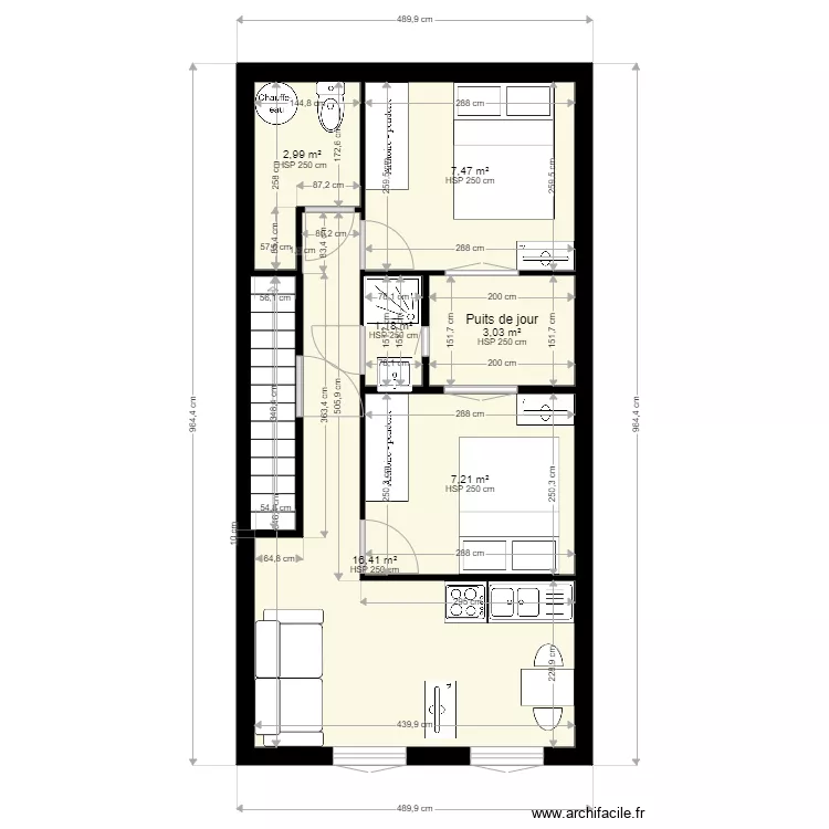 PLAN appartement 2 . Plan de PLAN appartement 2 . Plan de