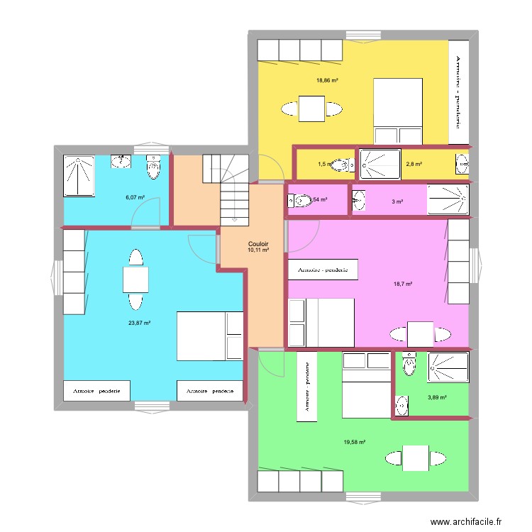 CASTEJA R+2 PRO 3. Plan de 0 pièce et 0 m2