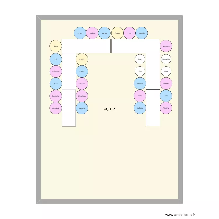 Anniv. Plan de 1  et 82 m²