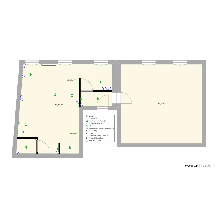 love room elec. Plan de love room elec. Plan de