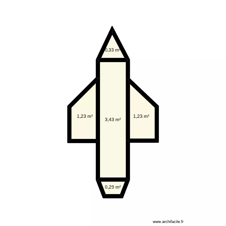 plan&egrave;te mars. Plan de 5  et 7 m²