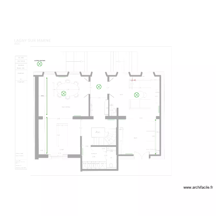 RDC PLAN PLAFOND. Plan de 