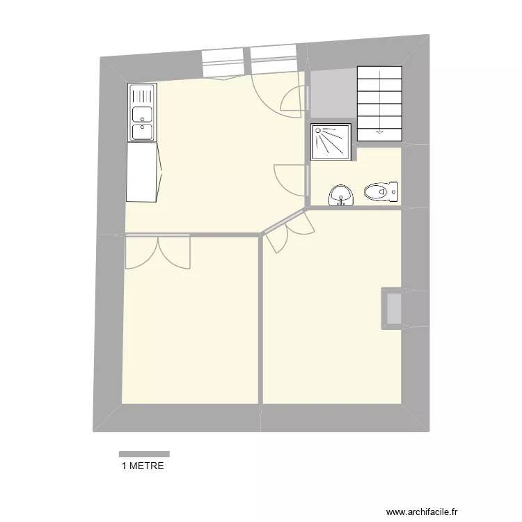 POTIERS 3 RDC. Plan de 