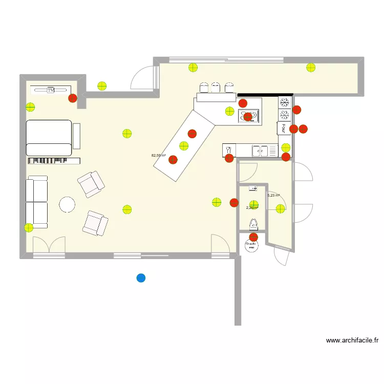 sejou brignoles projet&eacute; ELEC. Plan de 