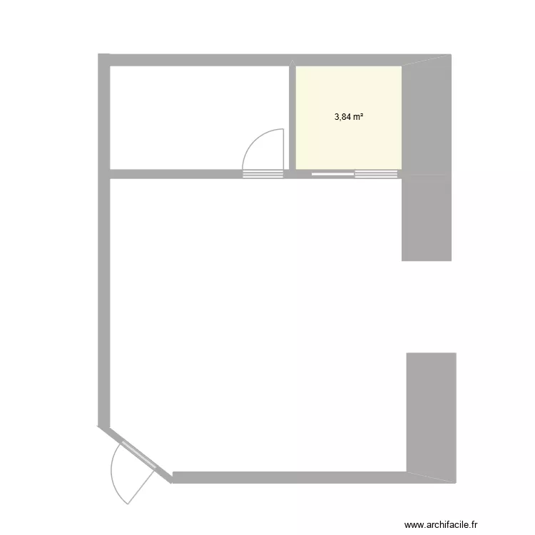 BIBLIOTHEQUE. Plan de 1 Pièce et 4 m² BIBLIOTHEQUE. Plan de 1 Pièce et 4 m²