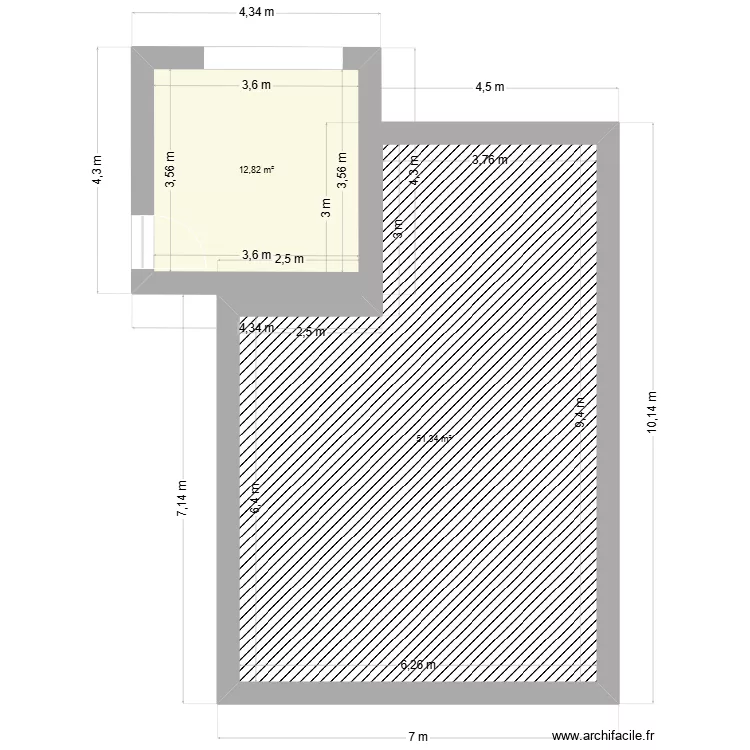 Projet extension EL. Plan de 