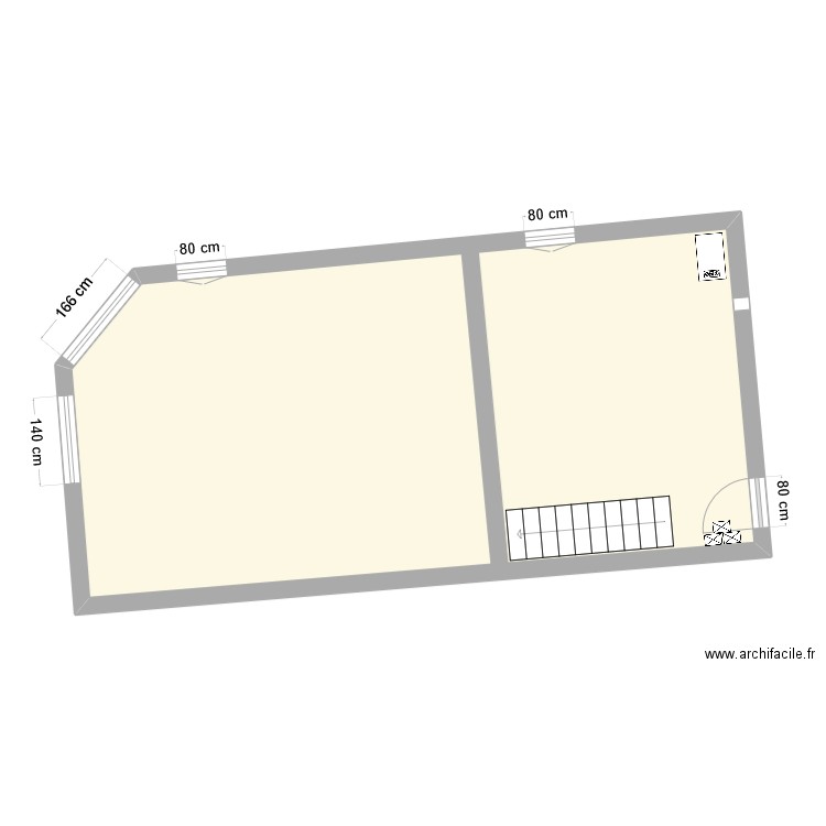 BOU0328AI. Plan de 1 pièce et 51 m2