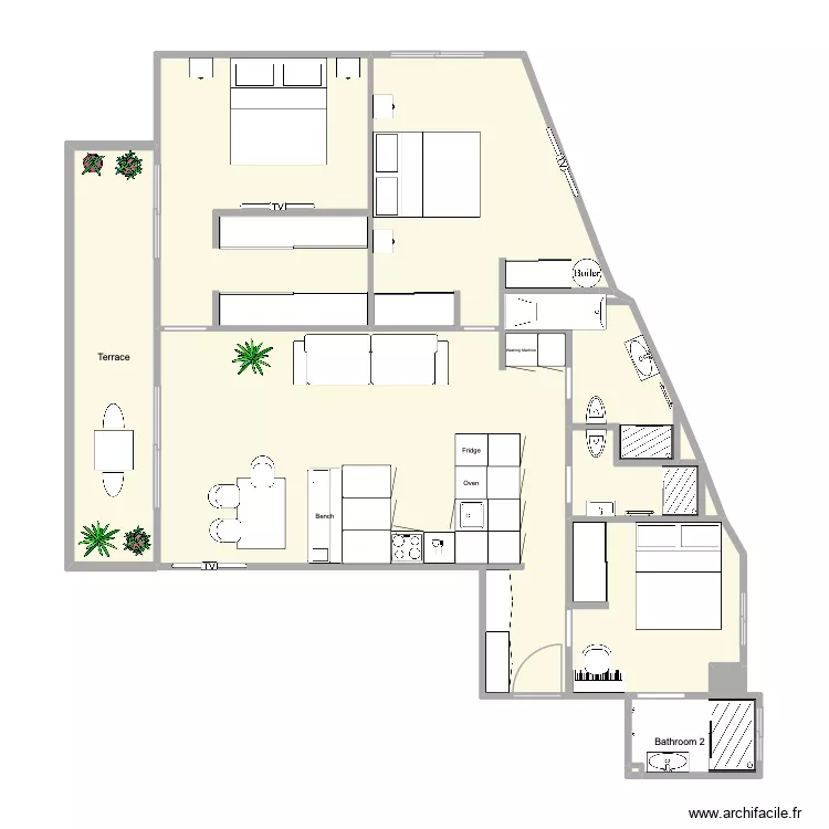PLAN FINAL VALIDER. Plan de 9  et 104 m²
