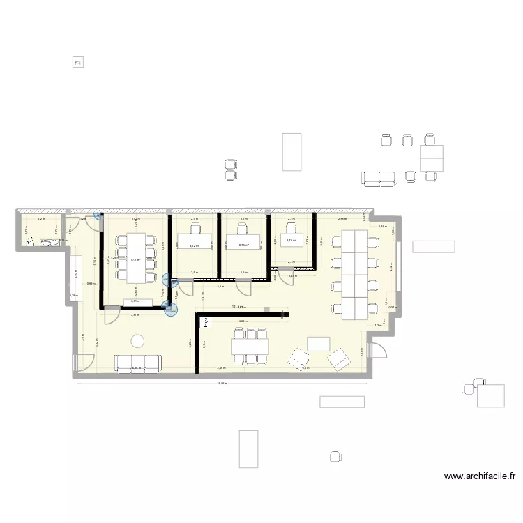 LA DURANNE final 322. Plan de 5  et 143 m²