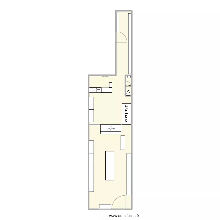 caca. Plan de 2 et 57 m² caca. Plan de 2 et 57 m²