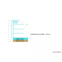 Piscine coupe Semi enterr&eacute;e 50cm