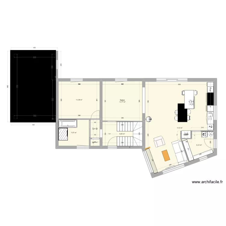 Troisgots plan Archi V2+cuisine. Plan de Troisgots plan Archi V2+cuisine. Plan de