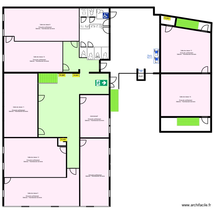 Olivier - Etage g&eacute;n&eacute;ral. Plan de 0 pièce et 0 m2
