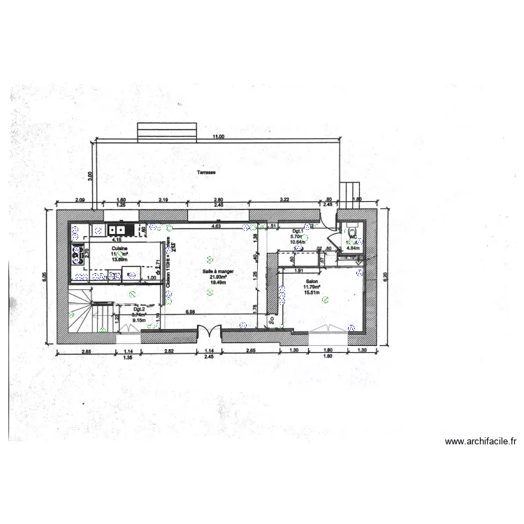 RDC BOURGEON. Plan de 