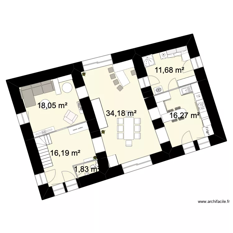 PLAN BAS base. Plan de 6 et 98 m² PLAN BAS base. Plan de 6 et 98 m²