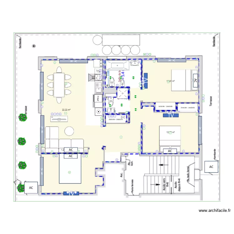 RESIDENCE SAINT MARTIN. Plan de 