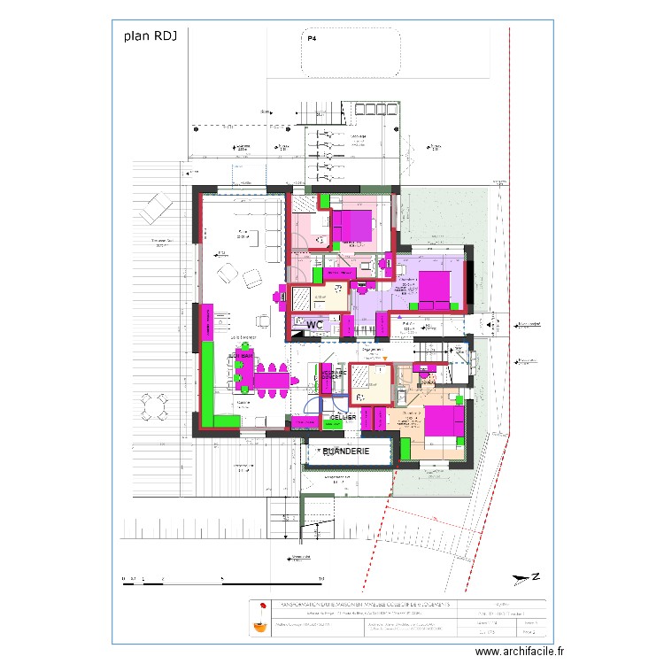 COLOC 3. Plan de 0 pièce et 0 m2
