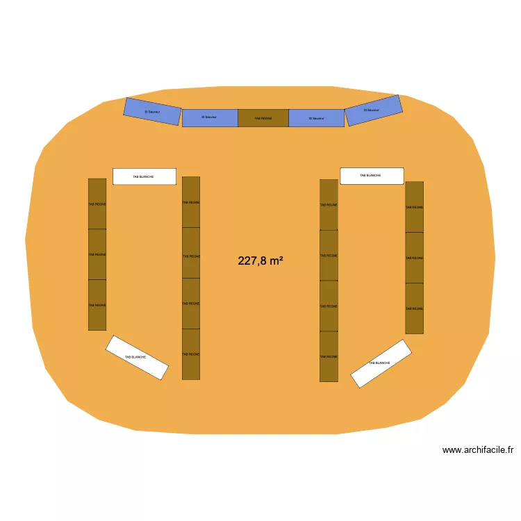 CHAPITEAU MOYEN. Plan de 