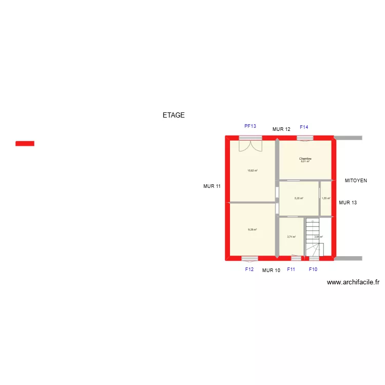 CHENE_ Existant. Plan de CHENE_ Existant. Plan de