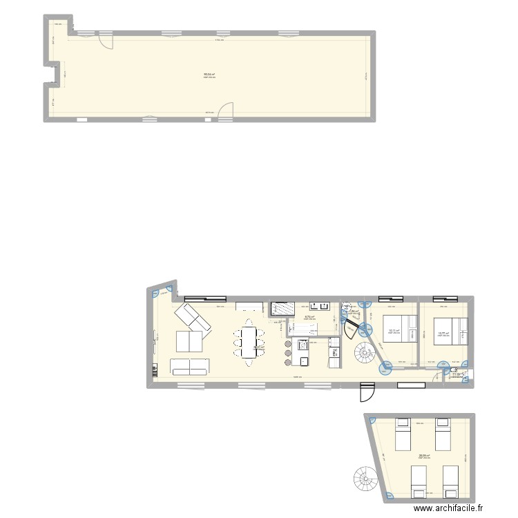 grand gite. Plan de 0 pièce et 0 m2