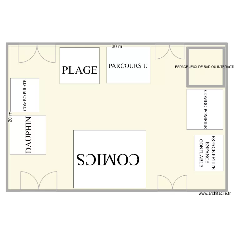 ARNAS 1. Plan de 2 pièces et 624 m²