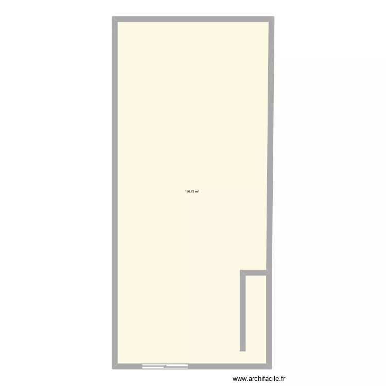 Plan diago. Plan de 1 et 137 m² Plan diago. Plan de 1 et 137 m²