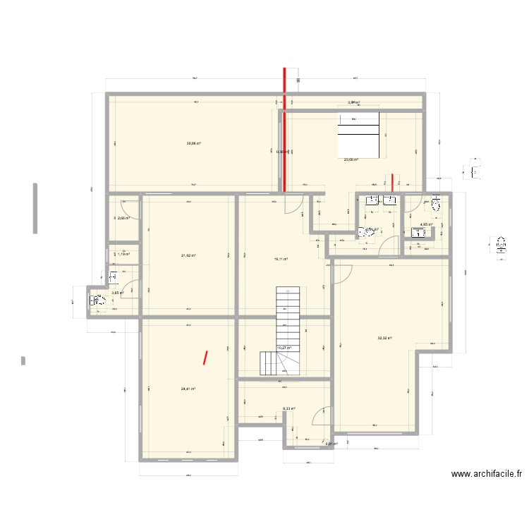 PLAM defi. Plan de 16 pièces et 194 m2