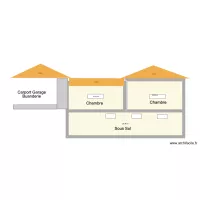 Esquisse 2 blocs vue Nord