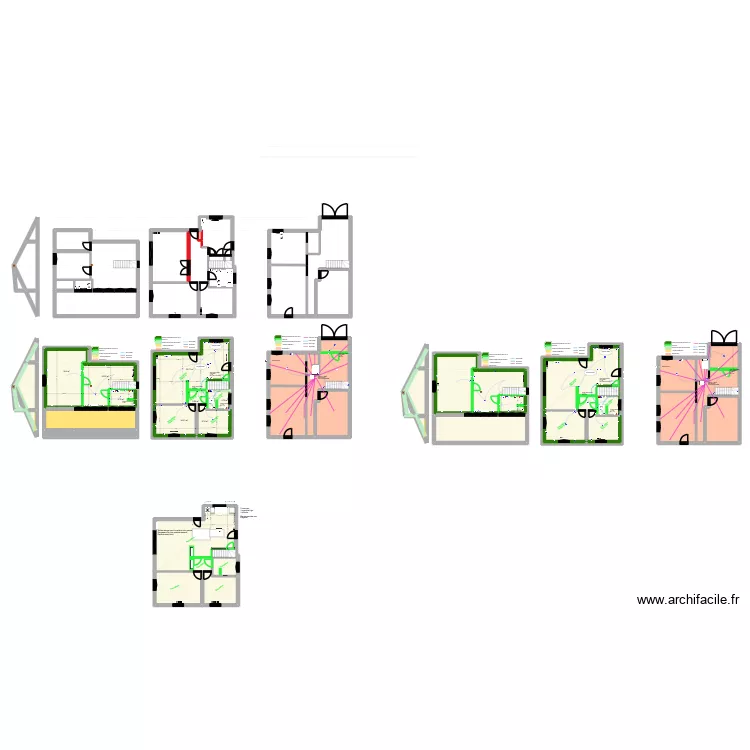 Vallod CHELIEU. Plan de 93  et 777 m²