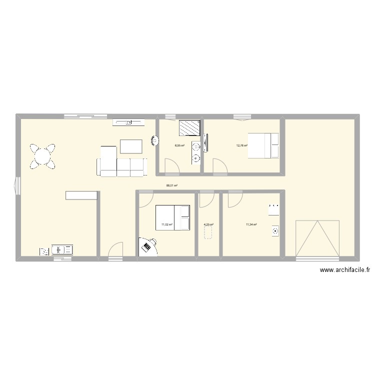 maison1. Plan de 0 pièce et 0 m2