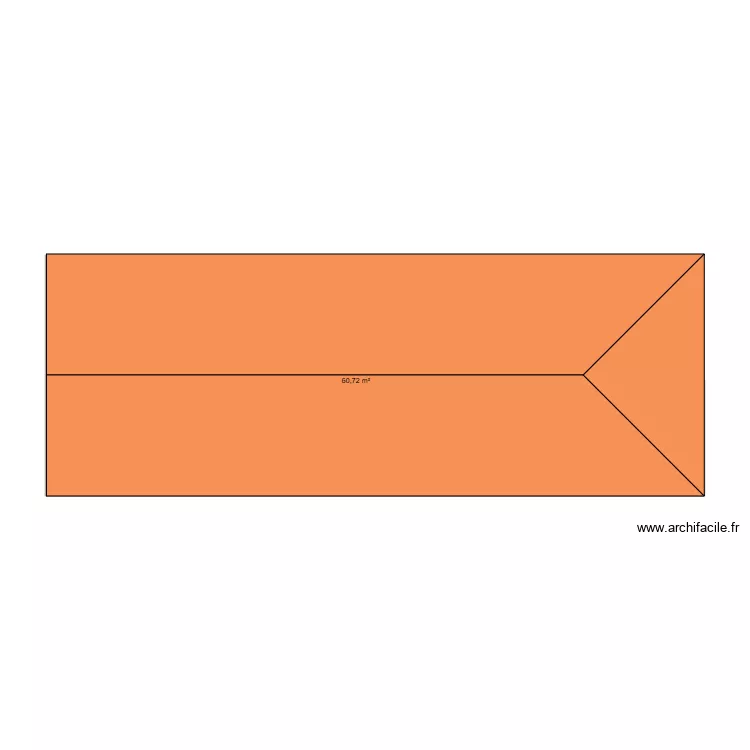 VUE DE DERRIERE. Plan de 