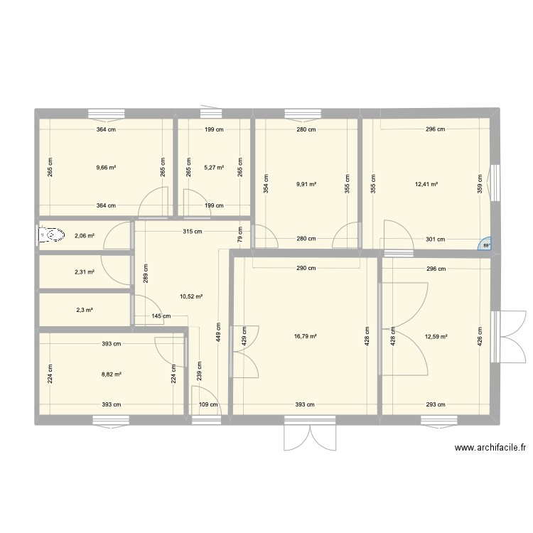 Bureau soisy . Plan de 0 pièce et 0 m2