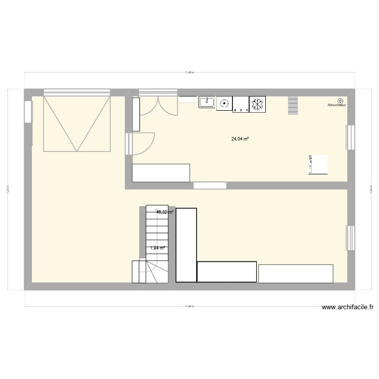 FLS. Plan de 0 pièce et 0 m2