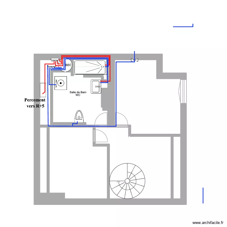 118 Voltaire - Plomberie R+6 V2. Plan de 7 et 31 m² 118 Voltaire - Plomberie R+6 V2. Plan de 7 et 31 m²