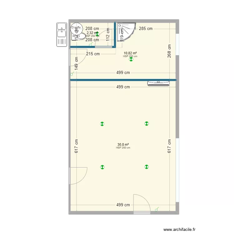 CRENEY TRAVAUX LOCATAIRE. Plan de 