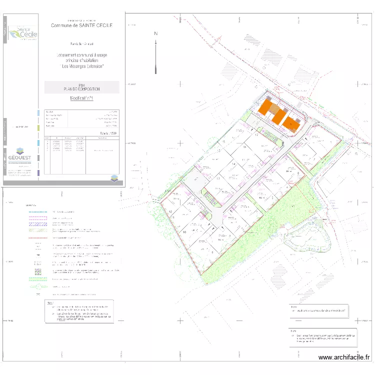 SAINTE CECILE 2. Plan de SAINTE CECILE 2. Plan de