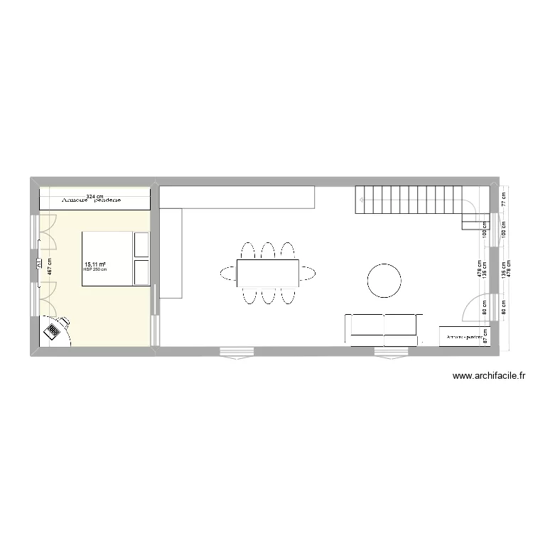 2eme &eacute;tage - nouveau. Plan de 