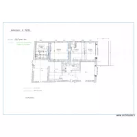 cuisine avec import plan &agrave; l'&eacute;chelle