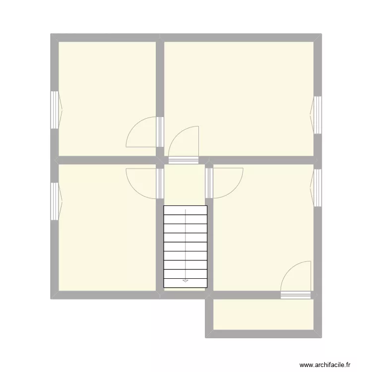 CAUMONT - LE TRAIT. Plan de 