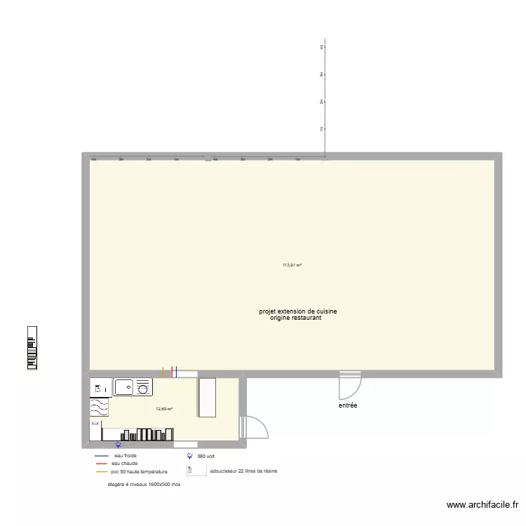 origine 3. Plan de 2 et 127 m² origine 3. Plan de 2 et 127 m²