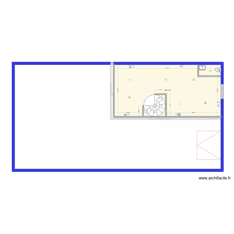 locaux sorac étage electricté. Plan de 3 et 78 m² locaux sorac étage electricté. Plan de 3 et 78 m²