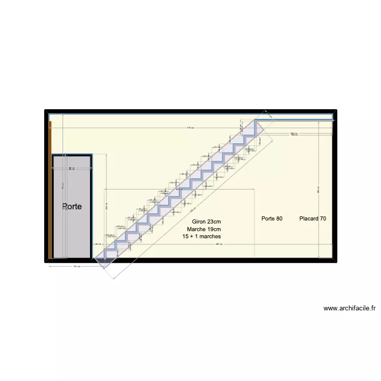 Plan coupe escalier. Plan de Plan coupe escalier. Plan de