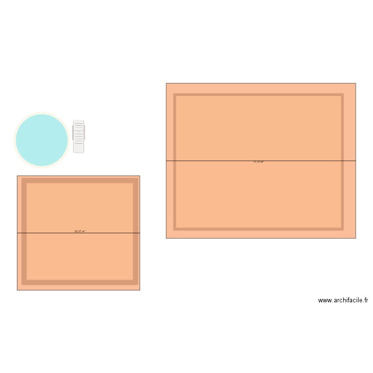 Essais garage. Plan de 4 pièces et 219 m2