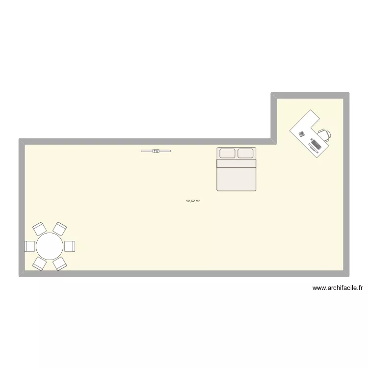 Brocottes 1. Plan de 1 Pièce et 93 m²