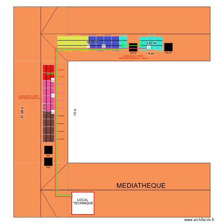englos. Plan de 0 pièce et 0 m2