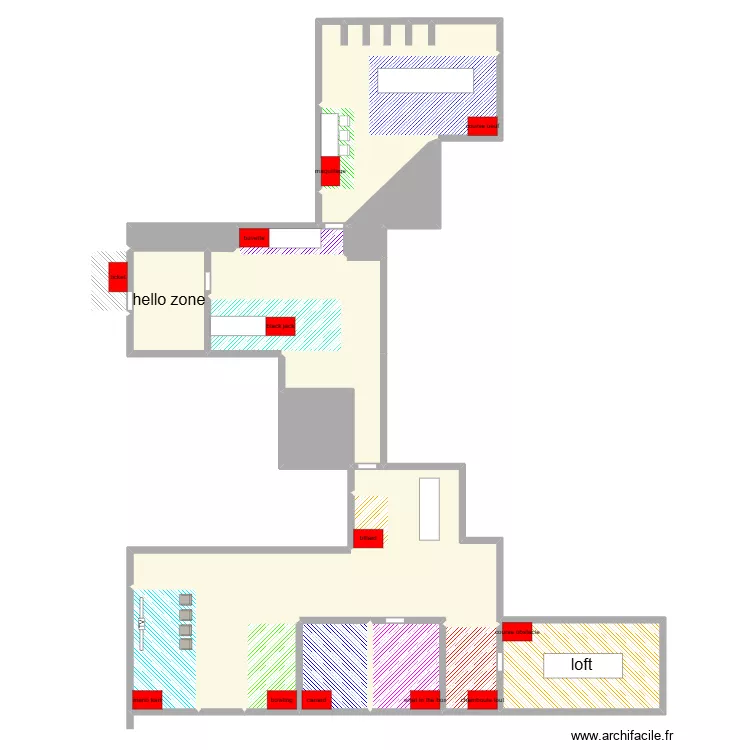 ski kermes. Plan de 20 Pièces et 313 m²